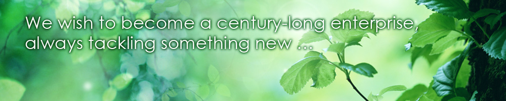We wish to become a century-long enterprise, always tackling something new.
