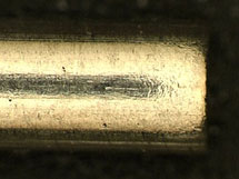 Cross section of a ‘needle cut’